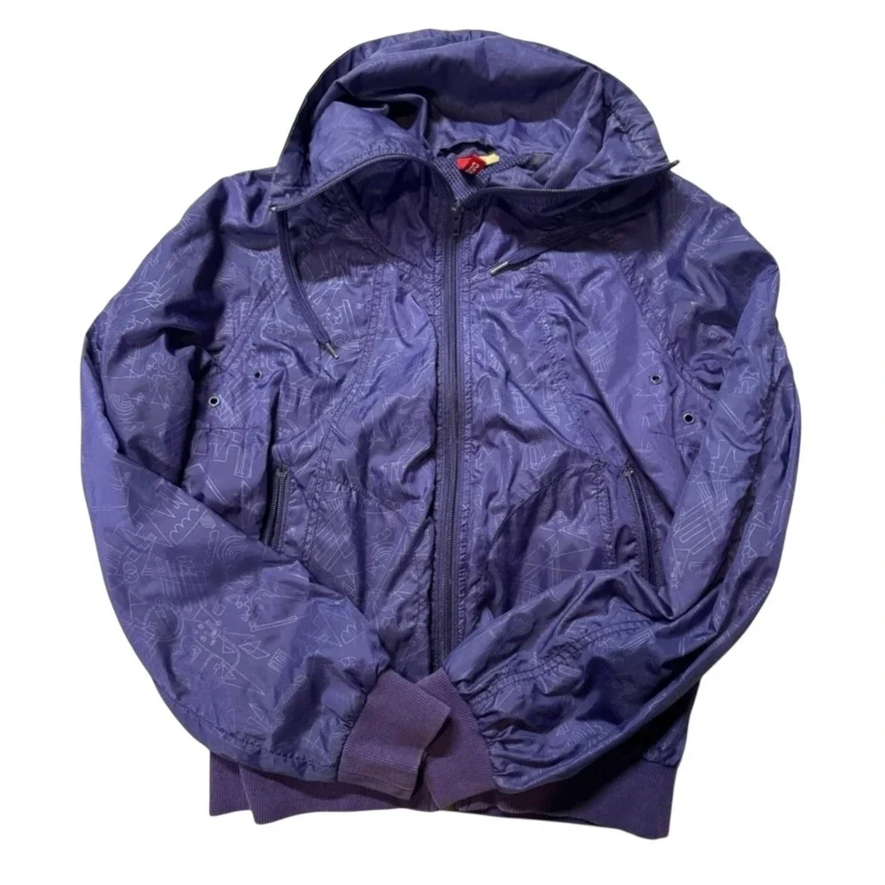 Small divided Purple‎ Windbreaker Jacket